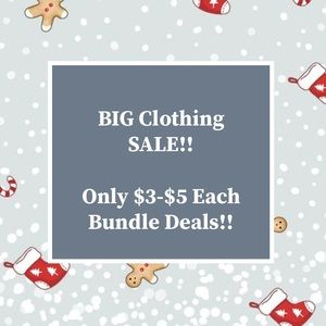 ⭐️ALL Clothing $10 & Under $3-$5 Bundle Deal ~ Over $10 Highly Discounted
